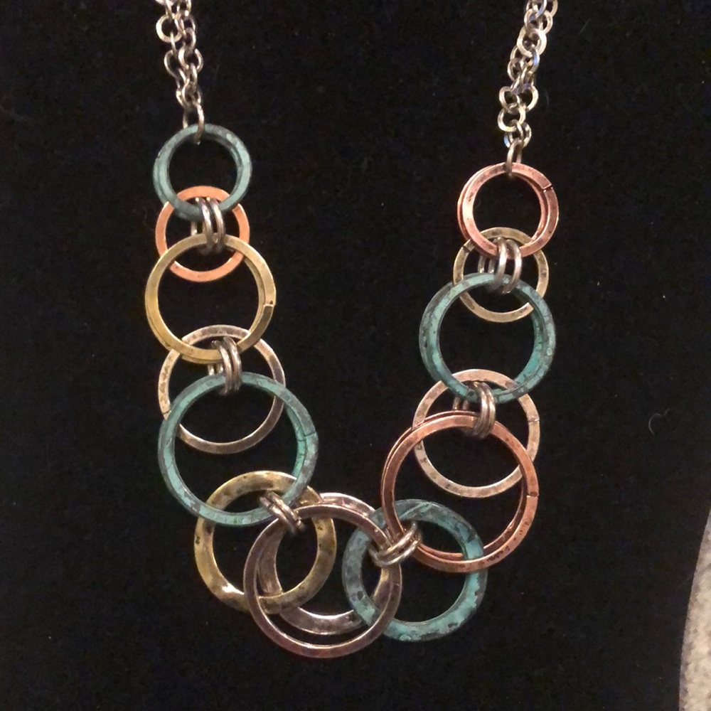 Rain necklace and earring set